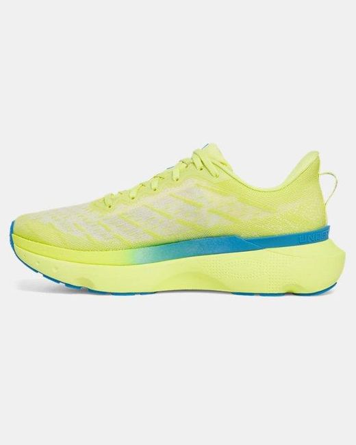 Under Armour Yellow Infinite Pro Breeze Running Shoes Sonic Electric Ares for men