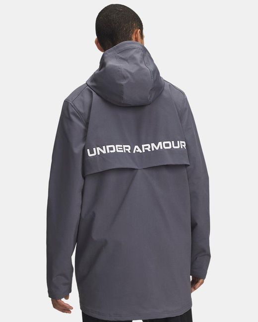 Under Armour Blue Challenger Pro Jacket Castlerock High Vis for men