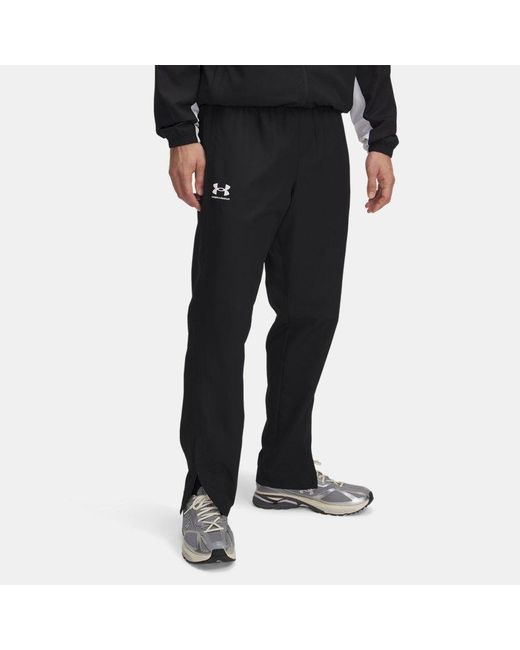 Pantalón Cortavientos Rival Woven Para Hombre Blanco Under Armour de hombre de color Black