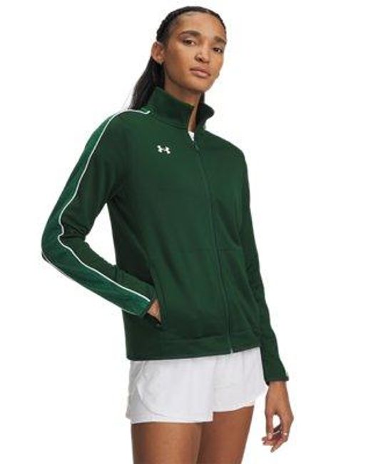 Under Armour Green Ua Command Warm Up Full-zip