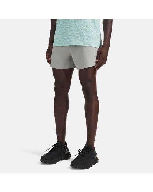 Under Armour Gray Halo Train 5" Shorts Titanium Reflective for men