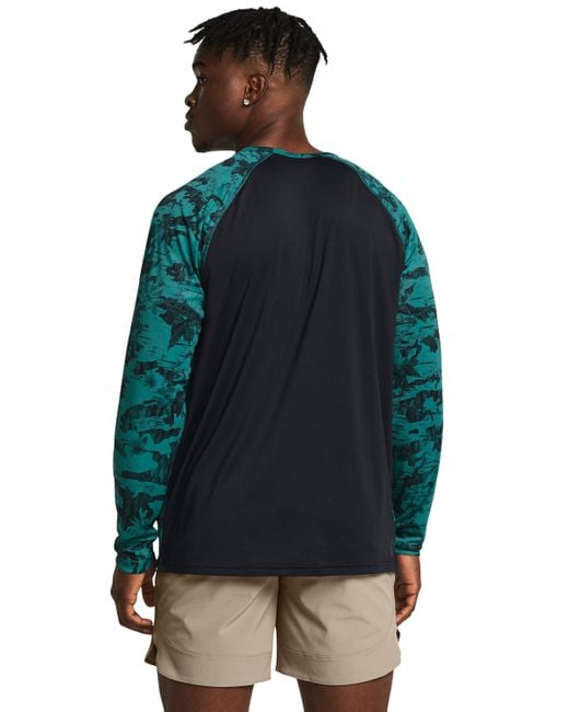 Under Armour Green Project Rock Iso-chill Long Sleeve for men
