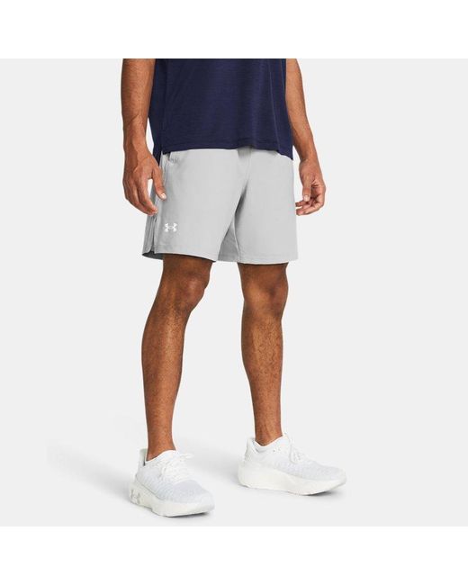 Under Armour Black Launch Unlined 7" Shorts Mod Mod for men
