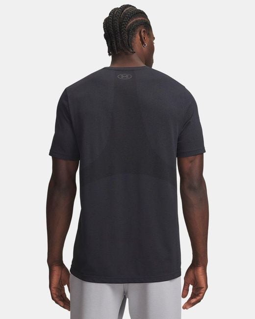 Under Armour Black Vanish Seamless Short Sleeve for men