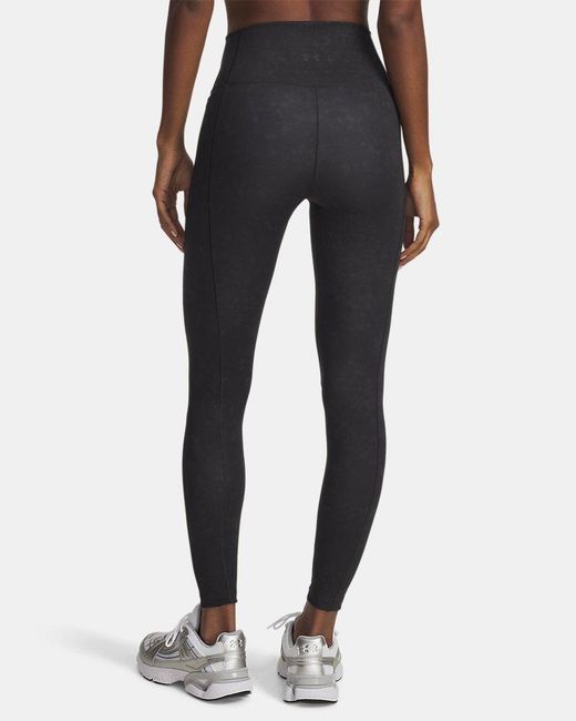 Under Armour Black Meridian Suede Effect Ankle Leggings