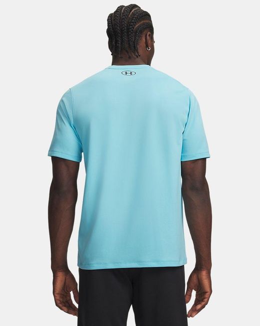 Under Armour Blue Tech Play Short Sleeve Fresco for men