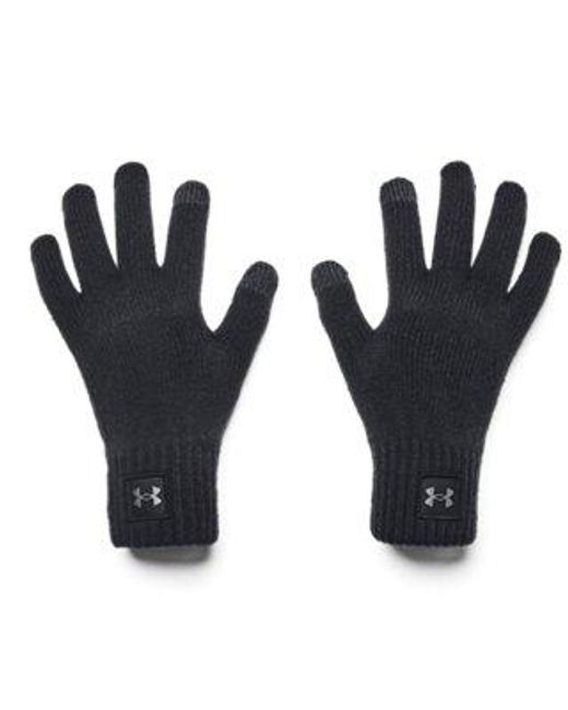 Under Armour Black Halftime Gloves Pitch for men