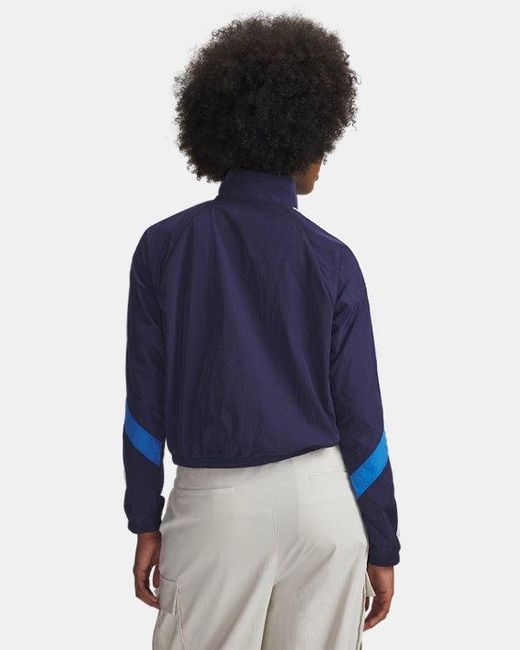 Under Armour Blue Icon Crinkle
Jacke Für Damen Washed Blaue Marine Weiß Atlantis