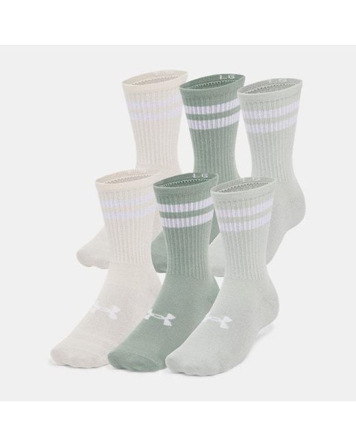 Calcetines Altos Essential Under Armour de color White