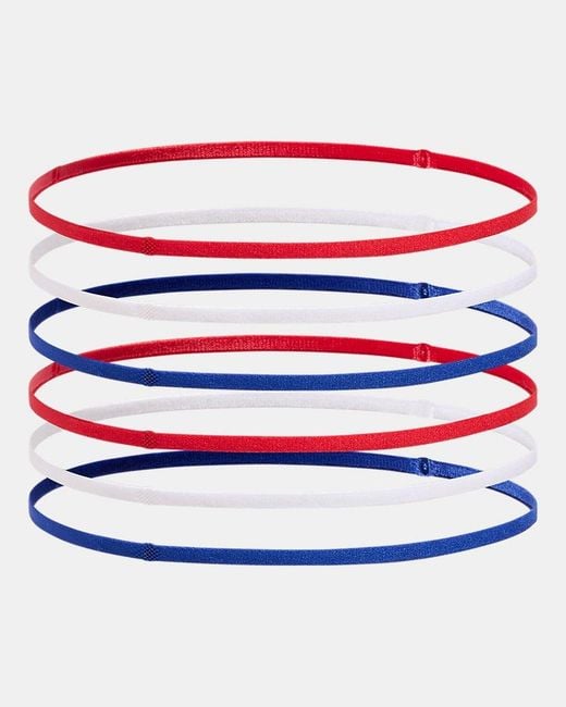 Under Armour Red S Mini Elastics 6 Pack,