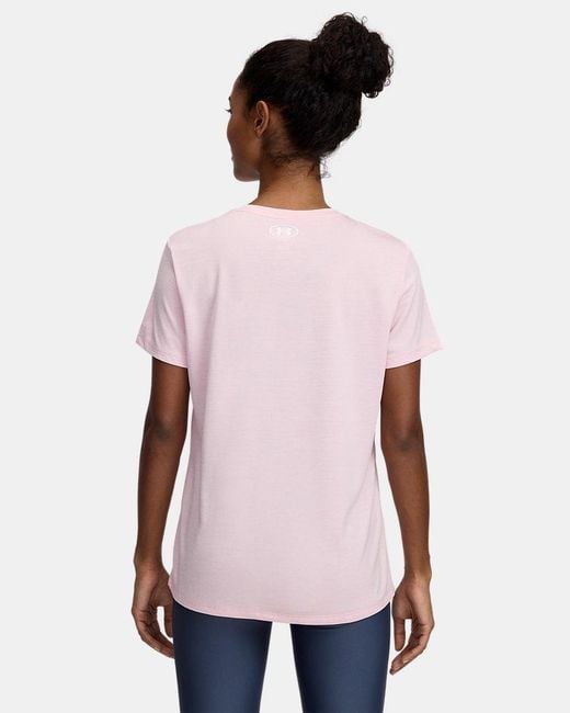 Under Armour Purple Tech Twist Short Sleeve Prime