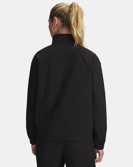 Under Armour Black Unstoppable Woven Full Zip Ultimate Ultimate