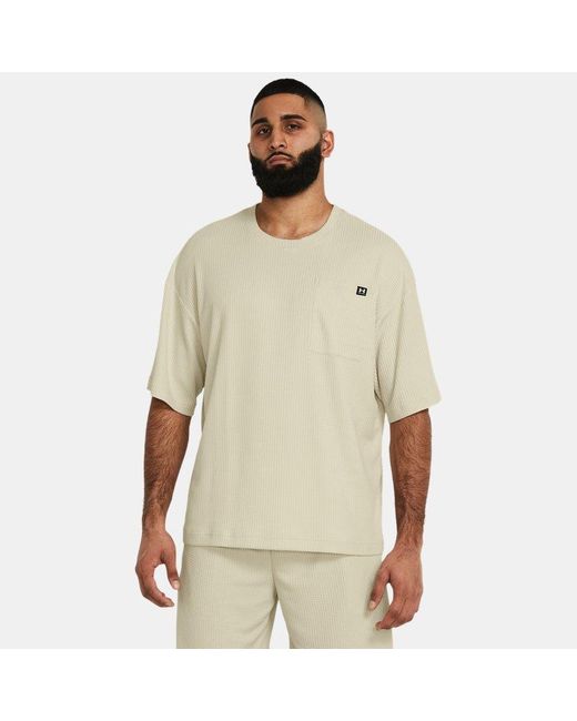 Under Armour Natural Rival Waffle Crew Silt for men