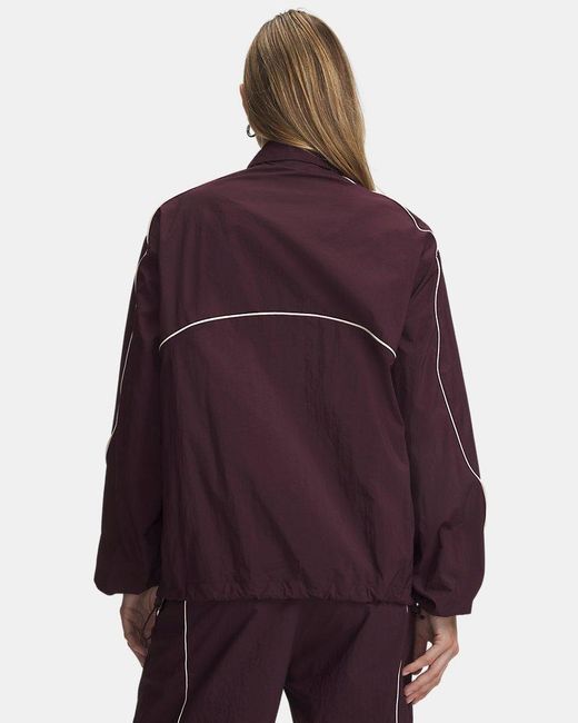 Under Armour Purple Ua Unstoppable Woven Wind Jacket