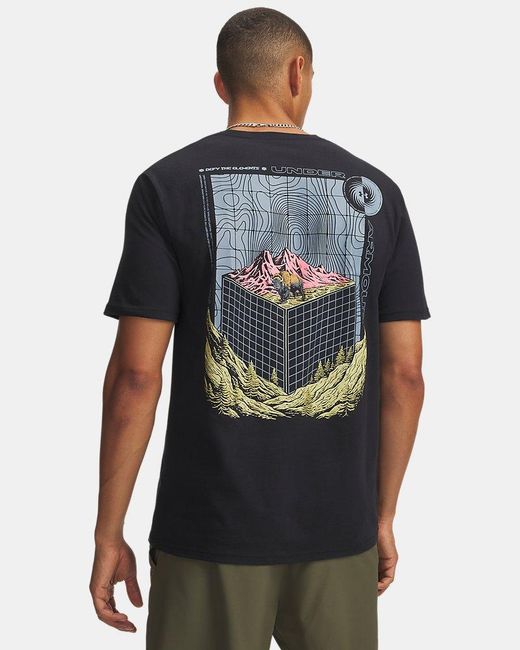 Under Armour Black Ua Mountain Bison Short Sleeve for men