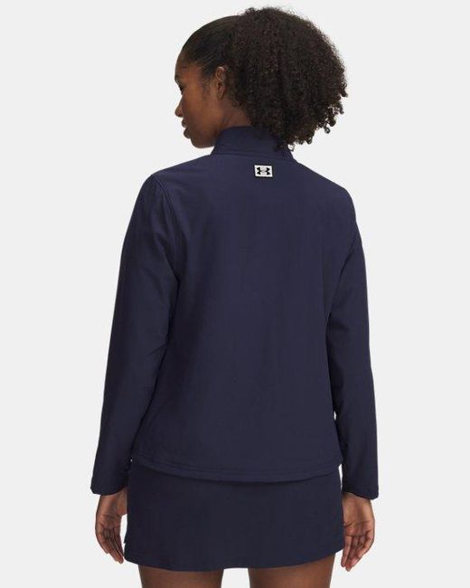 Giacca Drive Pro Full Zip Da Donna Midnight Marino Nero di Under Armour in Blue