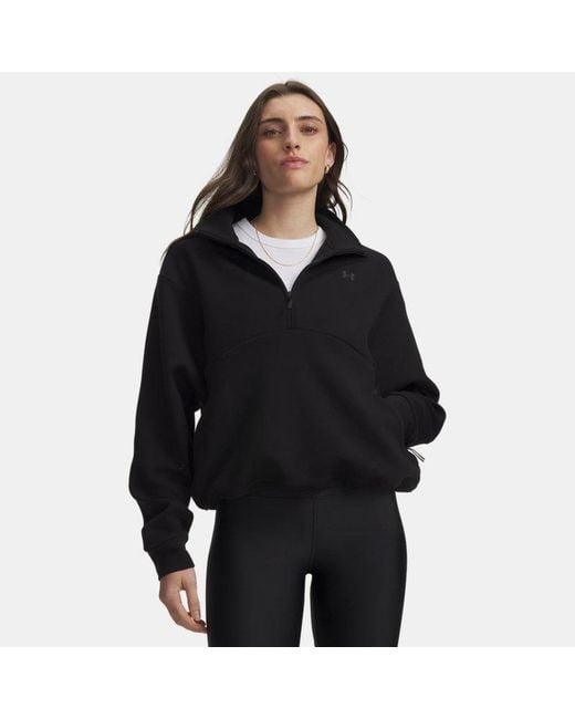 Under Armour Black Unstoppable Fleece ½ Zip Ultimate Ultimate