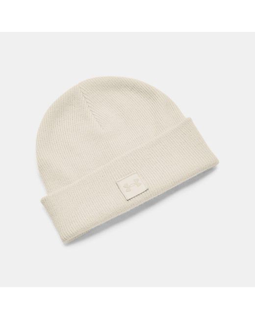 Under Armour White Halftime Shallow Cuff Beanie Summit / Khaki Base for men