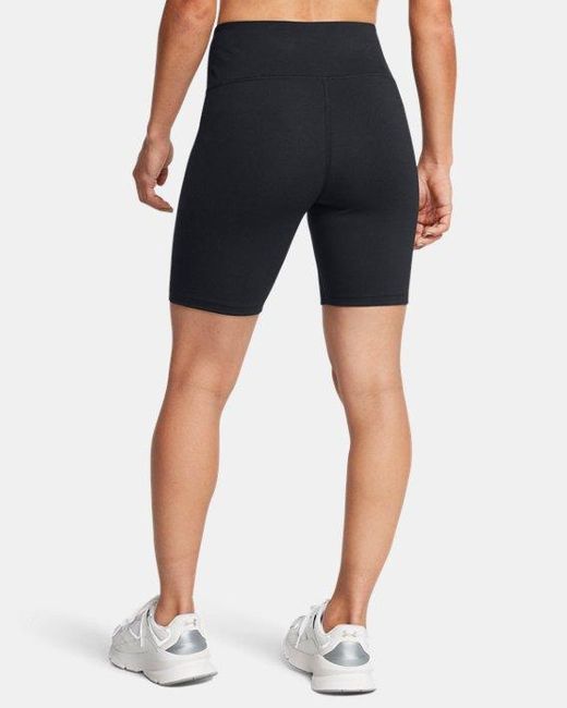Pantalón Corto De 18 Cm (7" Rival Para Mujer Blanco Under Armour de color Blue