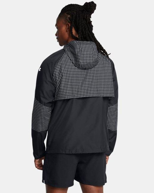 Under Armour Black Launch Elite Cold Weather Jacket / Reflective for men