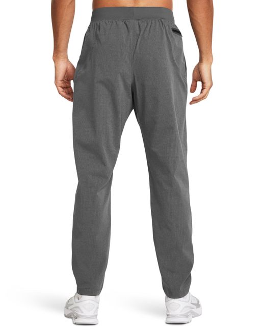 Under Armour Gray Unstoppable Vent Tapered Pants for men