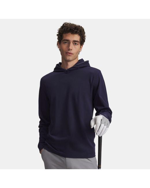 Under Armour Blue Drive Lightweight Hoodie Midnight Castlerock for men