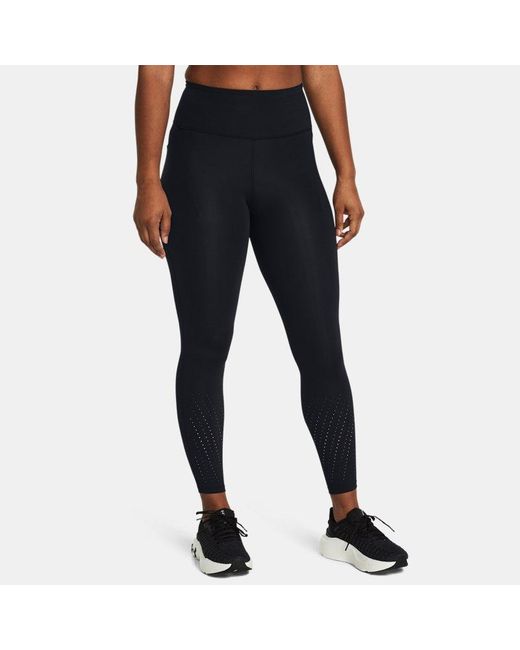Legging Longueur Cheville Launch Elite Pour Femme Réfléchissant Under Armour en coloris Black