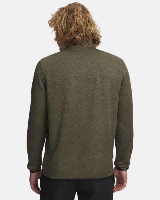 Under Armour Green Drive Sweaterfleece Full Zip Marine Od Marine Od for men