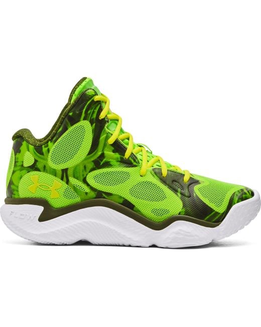 Zapatillas de baloncesto curry spawn flotro unisex Under Armour de color Green