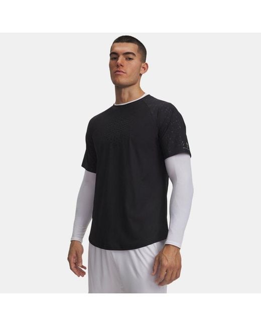 Under Armour Black Challenger Elite Short Sleeve Chrome for men