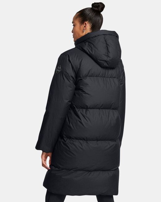 Under Armour Black Limitless Down Puffer Parka