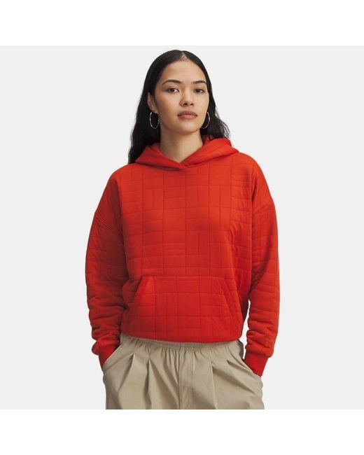 Sudadera Con Capucha Unstoppable Fleece Textured Para Mujer Surplus Surplus Under Armour