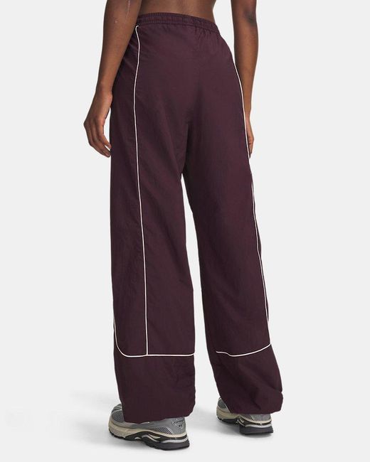 Under Armour Purple Ua Unstoppable Woven Wind Pants