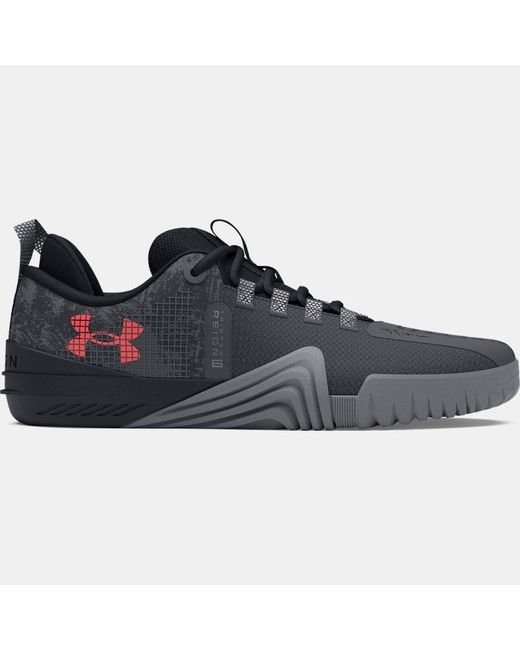 Under Armour Reign 6 trainingsschuhe für grau void / pitch grau / rush rot 49.5 in Black für Herren