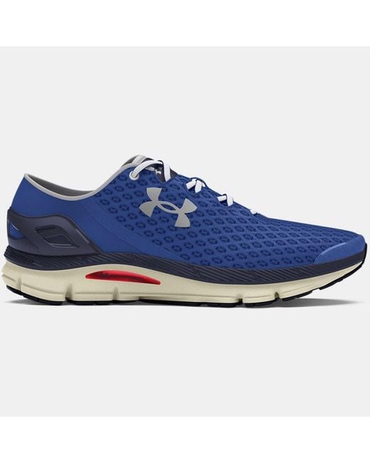 Under Armour Blue Speedform Gemini Running Shoes Tech / Midnight / Metallic 6 (Eu 40)