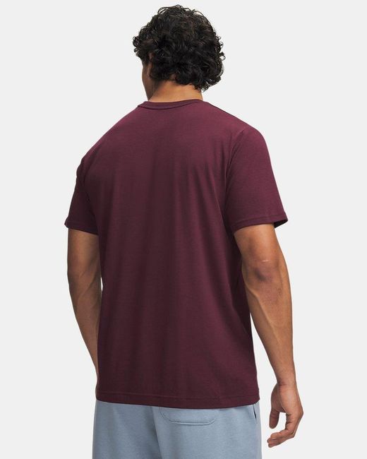 Under Armour Purple Ua Icon Short Sleeve for men