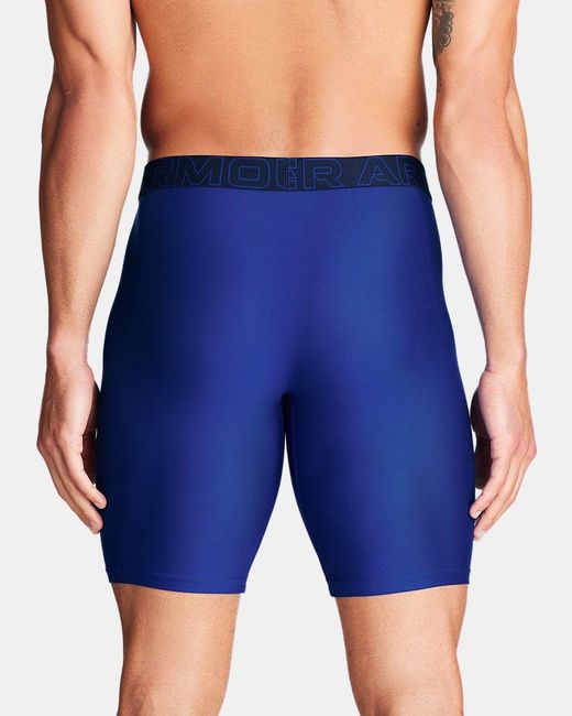 Under Armour Blue Ua Performance Tech 9" 3-pack Boxerjock for men