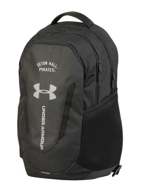 Under Armour Black Ua Hustle 6.0 Collegiate Backpack