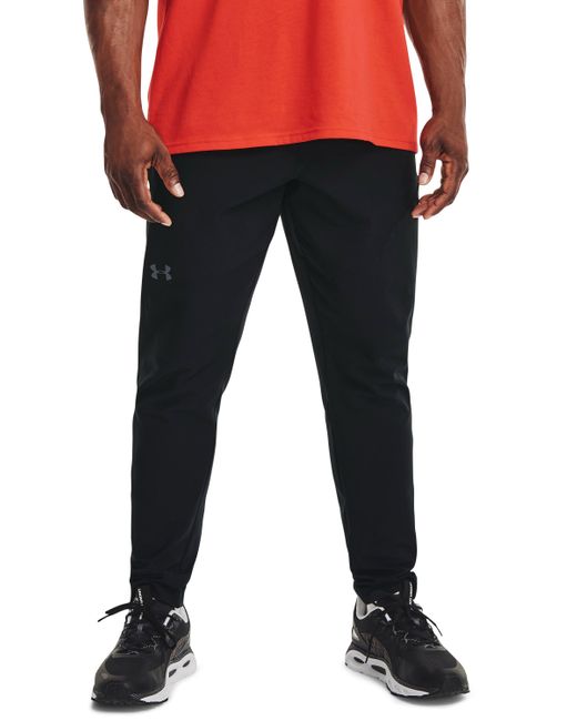 Under Armour Black Ua Unstoppable Tapered Pants for men