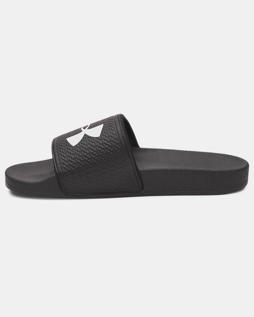 Under Armour Black Armr Slides