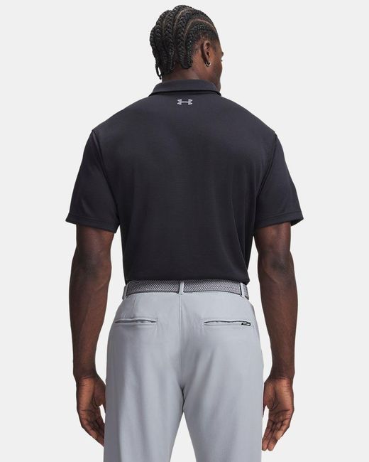 Under Armour Black Tech Polo Graphite Graphite for men