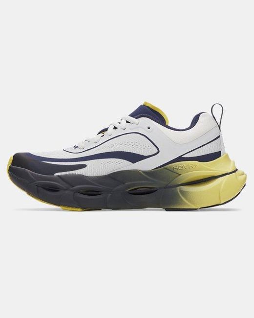 Chaussure De Course Halo Racer Pour Femme Washed Marine Jaune Shade Distant Gris Under Armour en coloris White