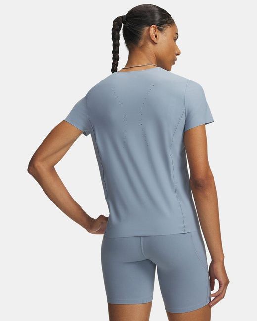 Under Armour Blue Ua Vanish Elite Short Sleeve