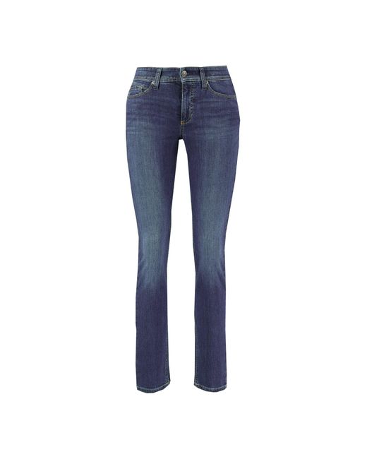 Cambio Blue Slim-Fit Jeans 'Parla' Mittelblau