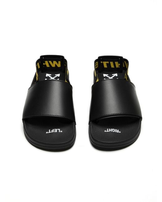 white strap slides