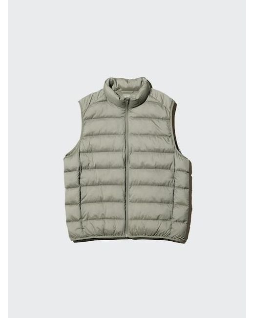 Uniqlo Gray Puffertech Vest for men
