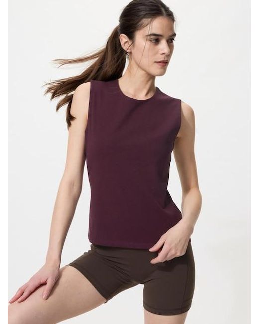 Uniqlo Purple Double Lined Top (Sleeveless)