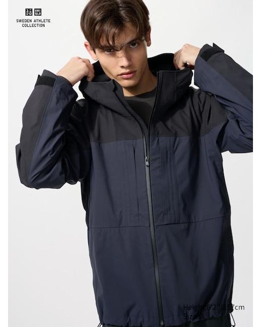 Blocktech Parka Uniqlo de color Blue