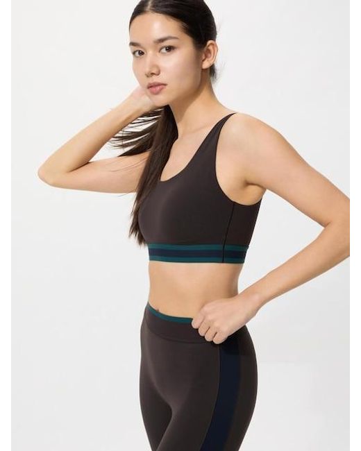 Uniqlo Black Wireless Bra (Active, Line)