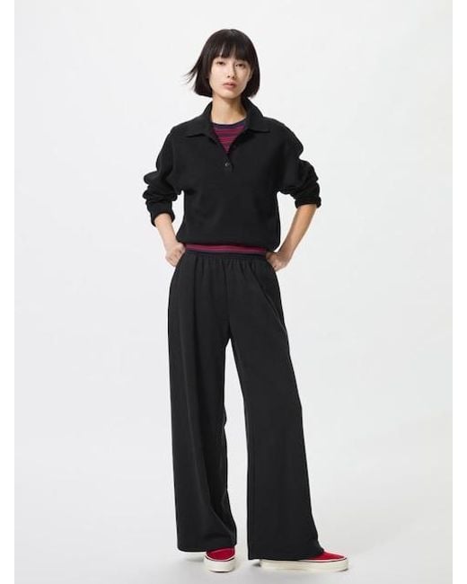 Uniqlo Blue Wide Sweat Trousers